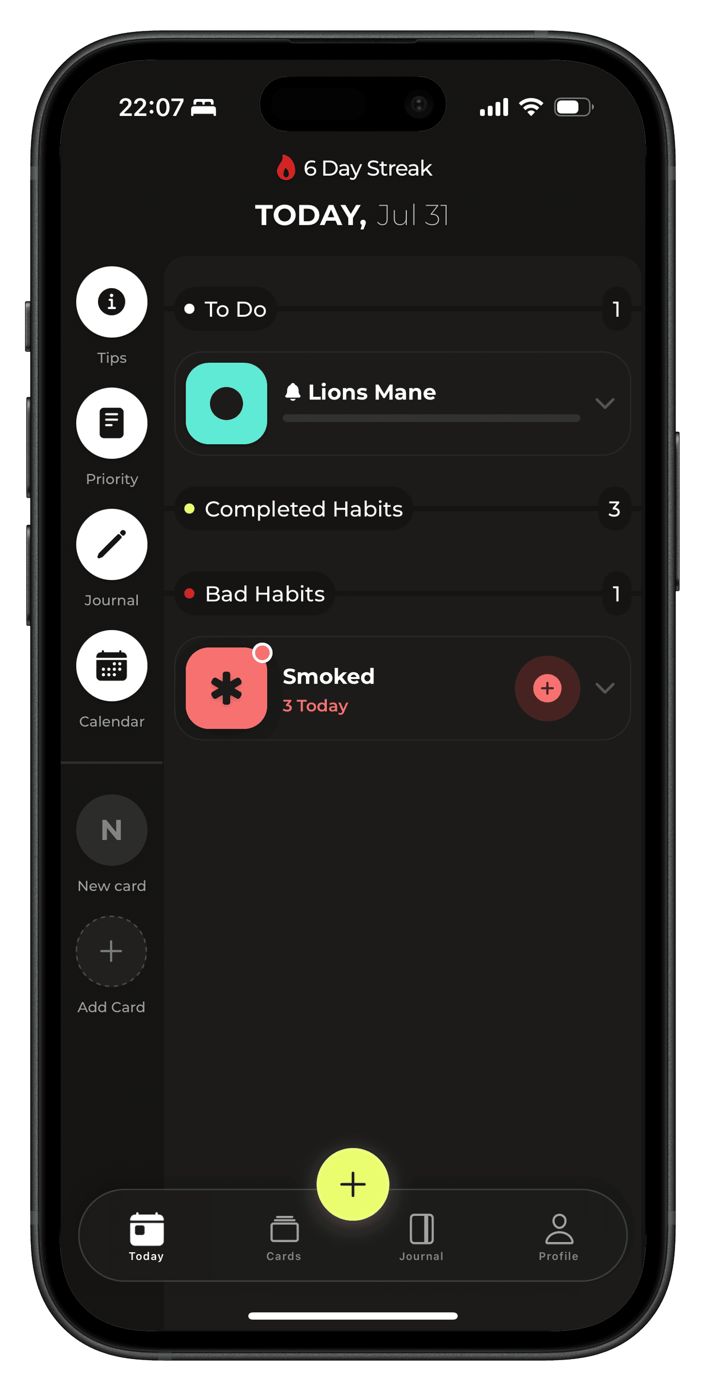 Dashboard View